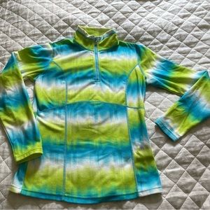 Obermeyer top half zip fleece EUC size small
